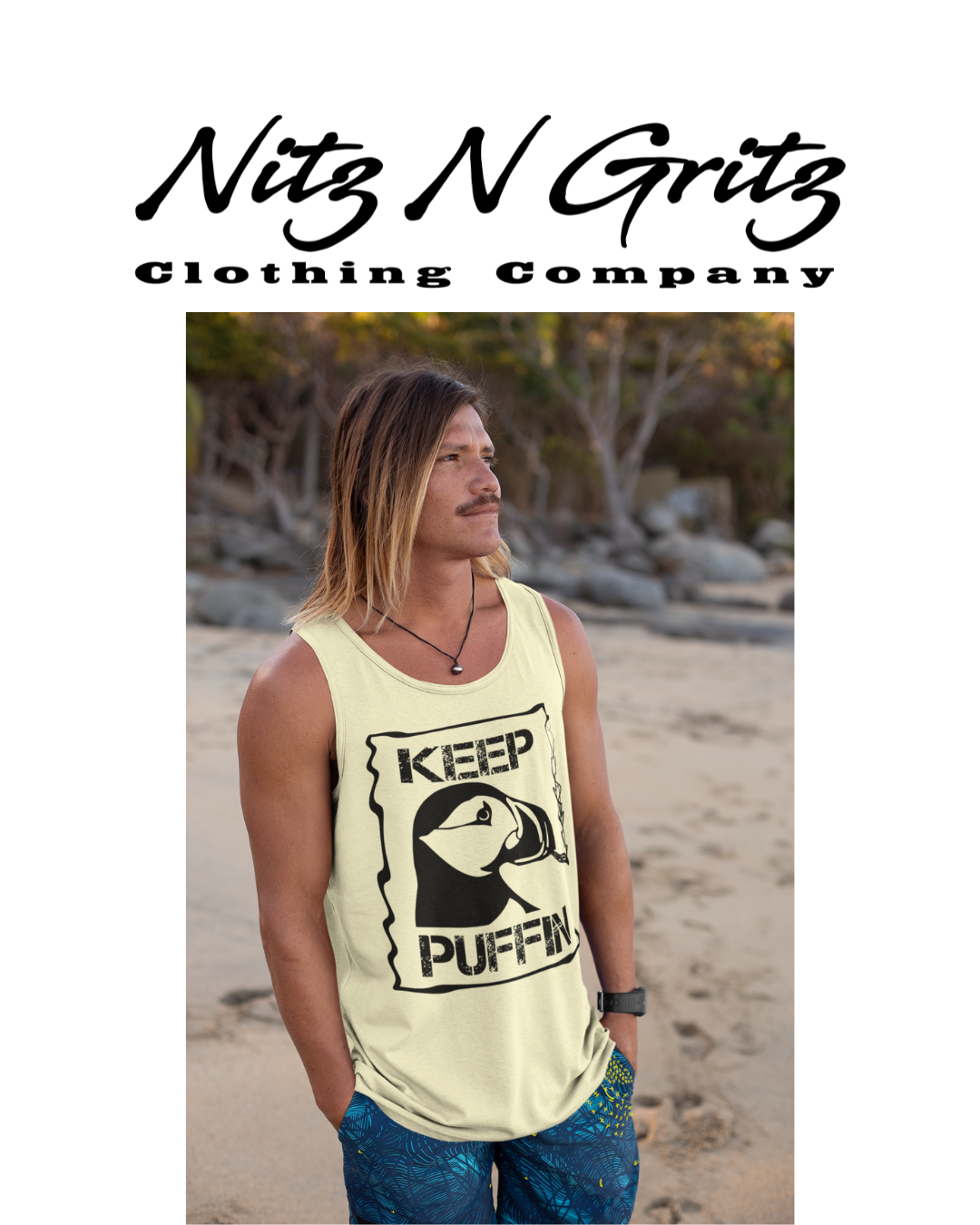 Keep Puffin Unisex Heavy Cotton Tee