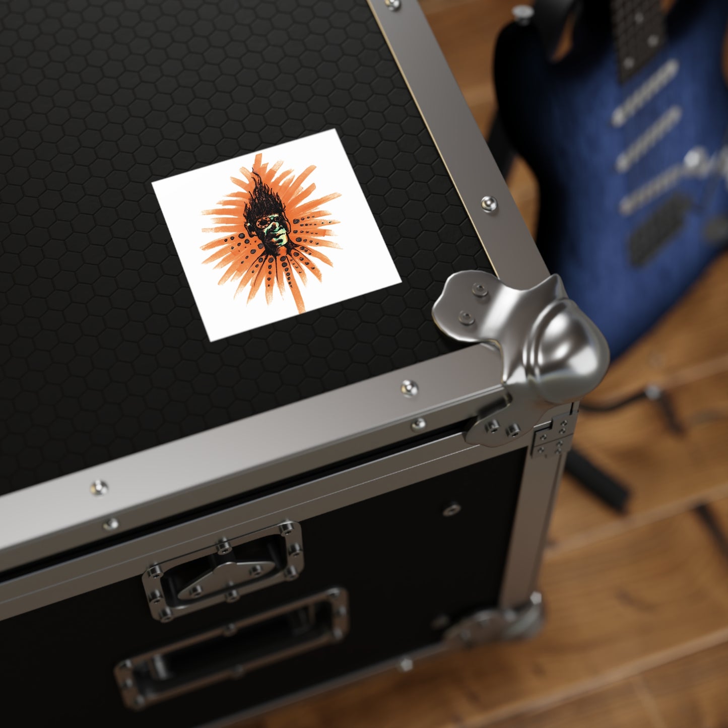 Orange Ya ..Square Stickers, Indoor\Outdoor