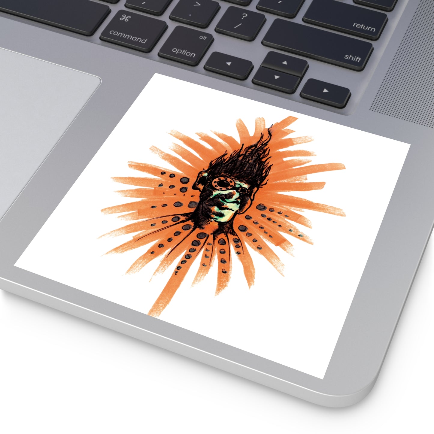 Orange Ya ..Square Stickers, Indoor\Outdoor